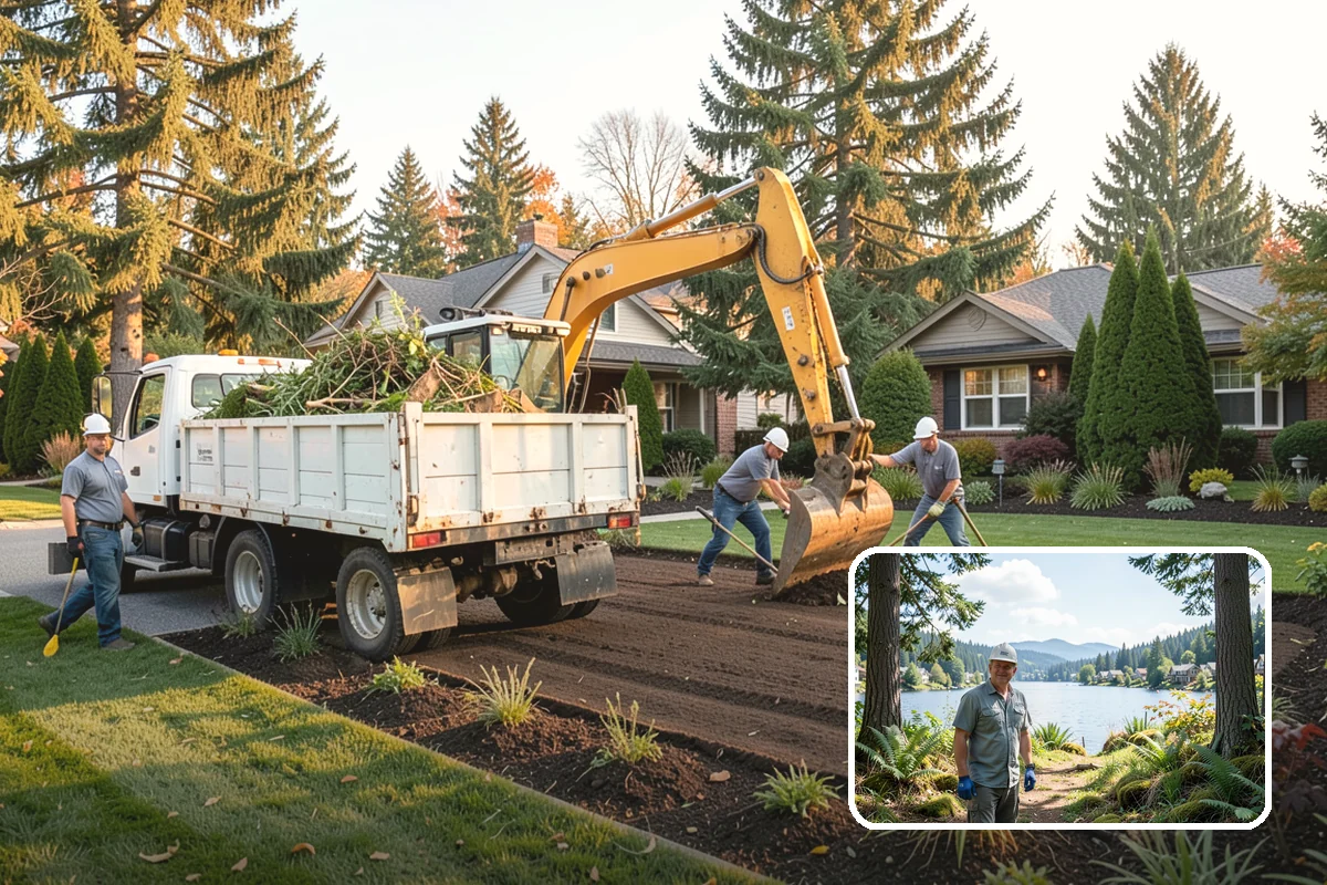 Block Wall Installation in Milton, King County, WA - Engineered drainage relieves hydrostatic pressure