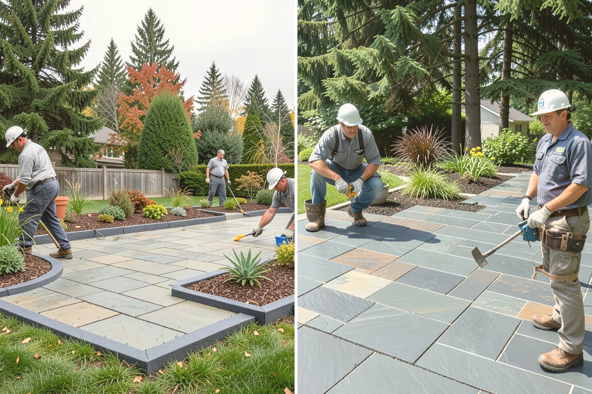 Block Wall Installation in Newcastle, King County, WA - Excavate and compact a level leveling-pad base