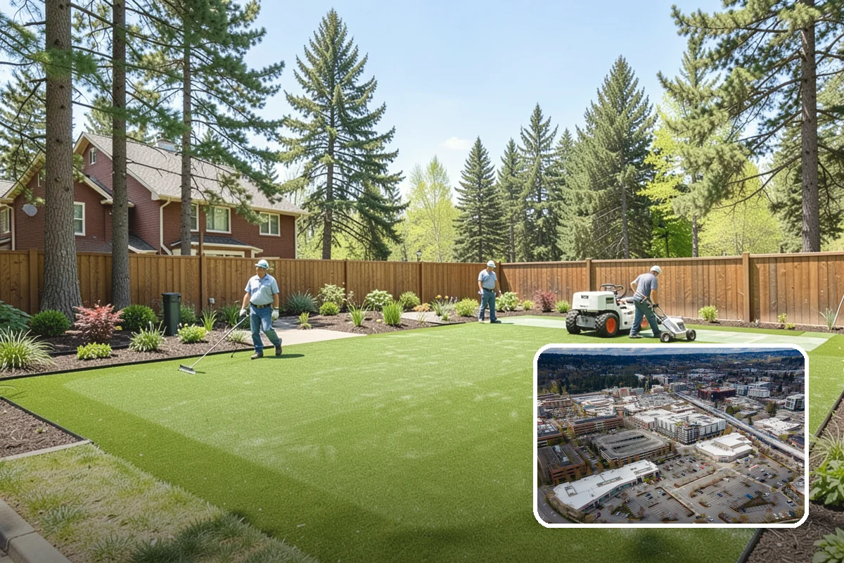 Block Wall Installation in Redmond, King County, WA - Engineered drainage relieves hydrostatic pressure