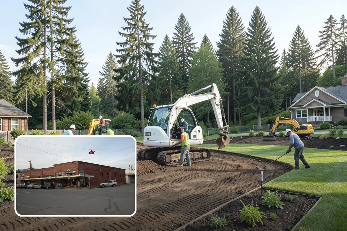 Block Wall Installation in Sedro-Woolley, Skagit County, WA - Engineered drainage relieves hydrostatic pressure