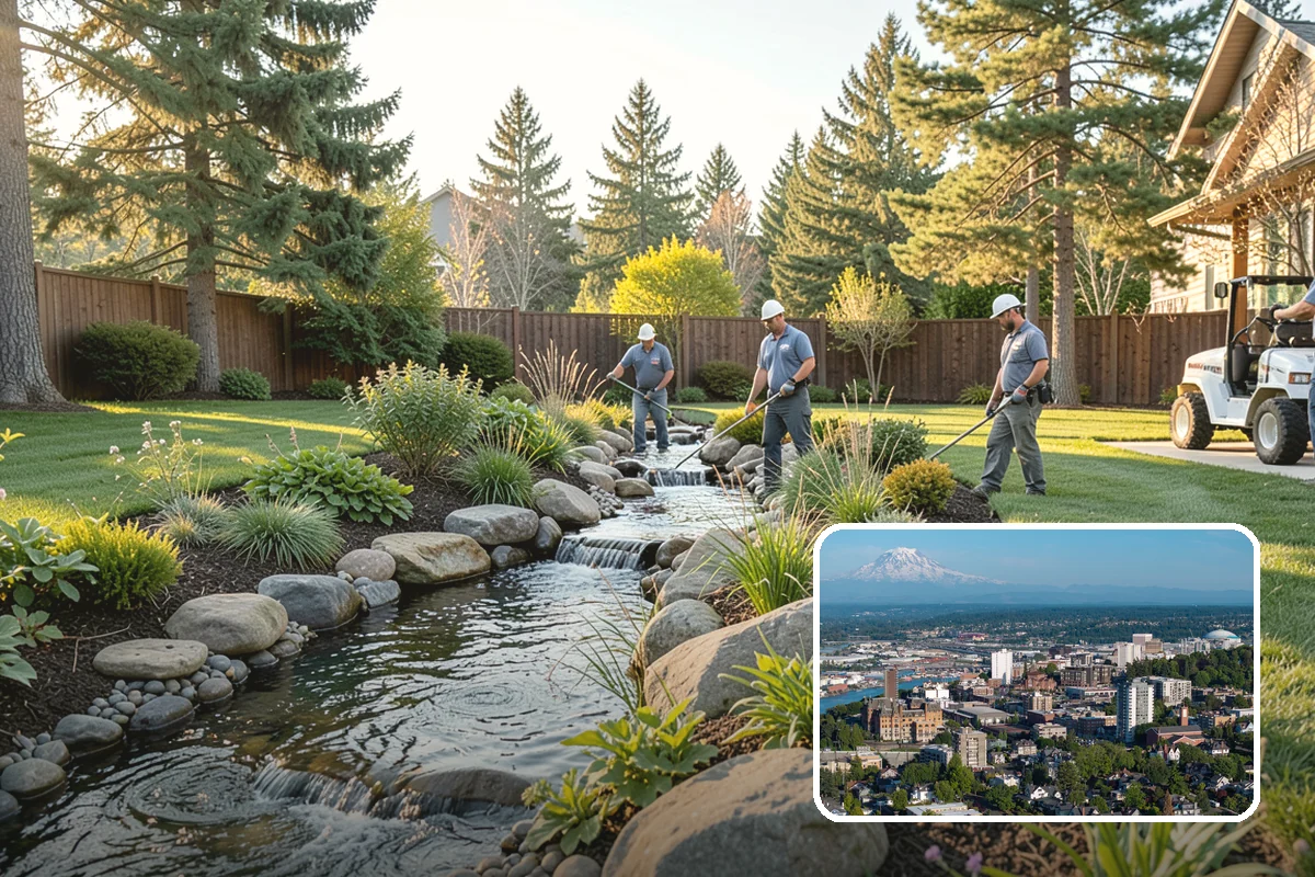 Block Wall Installation in Tacoma, Pierce County, WA - Engineered drainage relieves hydrostatic pressure