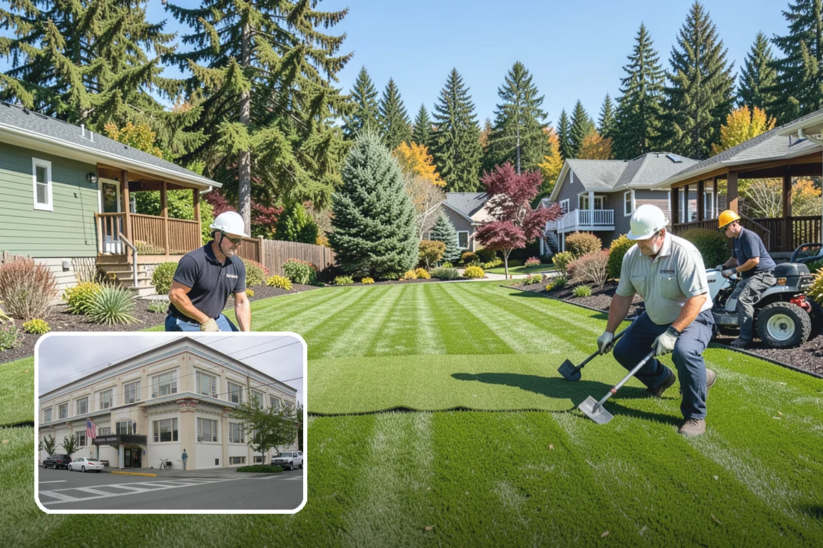 Bluestone Installation in Anacortes, Skagit County, WA - Sophisticated blue-gray color that complements evergreens