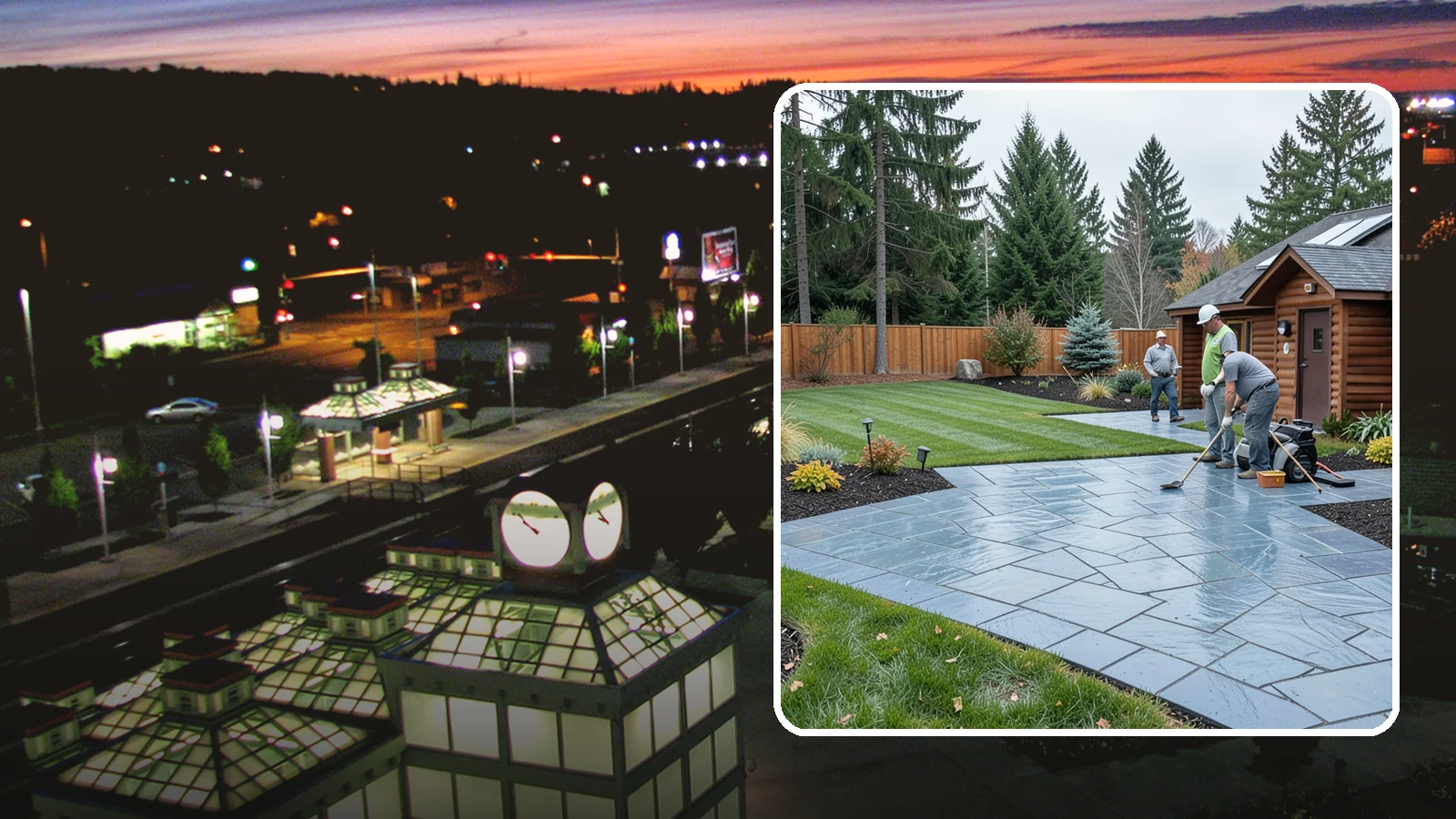 Bluestone Installation in Auburn, King County, WA - Dense blue-gray sandstone pavers with a refined thermal or natural-cleft finish, perfect for elegant Northwest patios and...