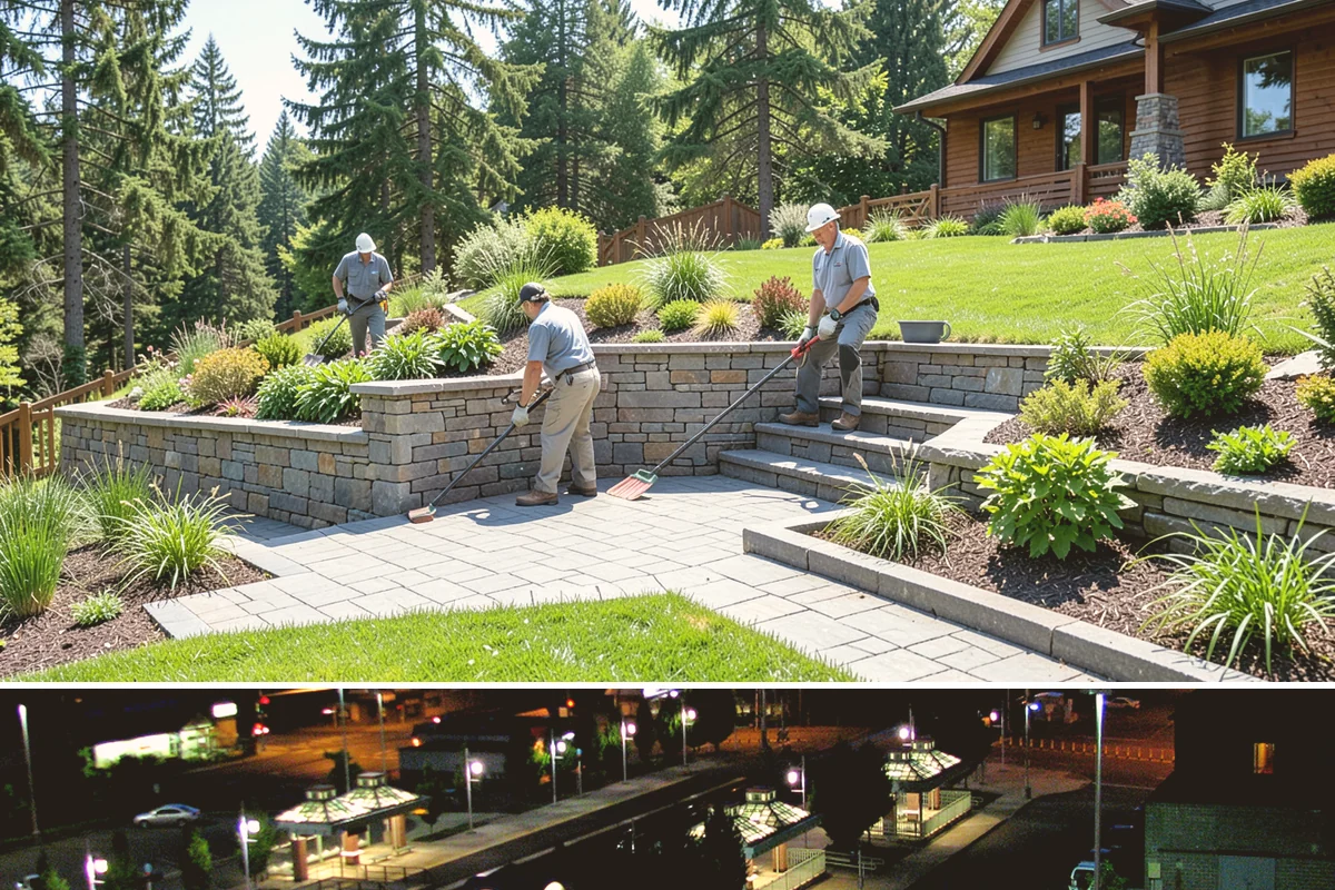 Bluestone Installation in Auburn, King County, WA - Ideal in the spring-to-fall dry window so bedding compacts cleanly and any sealer fully cures before winter rains.