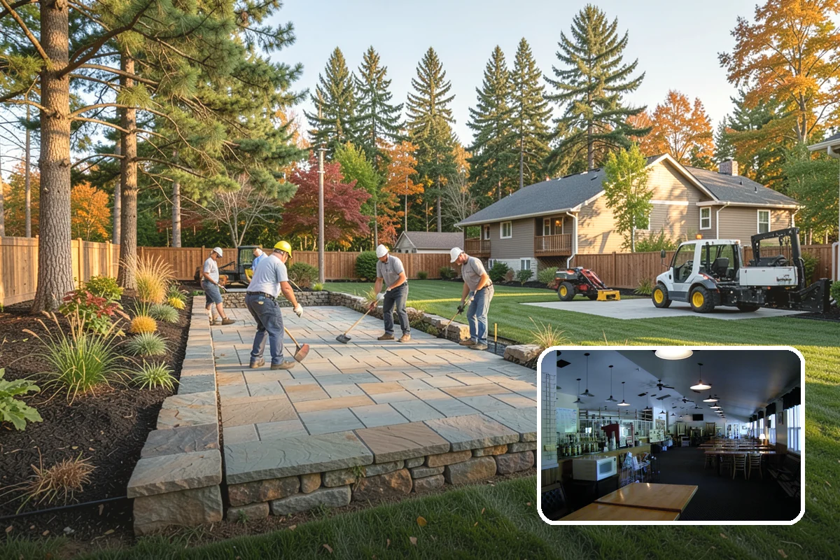 Bluestone Installation in Black Diamond, King County, WA - Sophisticated blue-gray color that complements evergreens