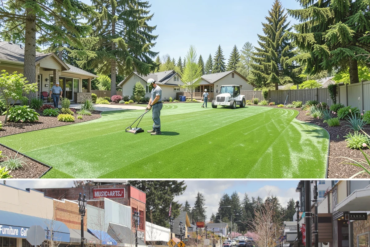 Bluestone Installation in Bothell, King County, WA - Ideal in the spring-to-fall dry window so bedding compacts cleanly and any sealer fully cures before winter rains.