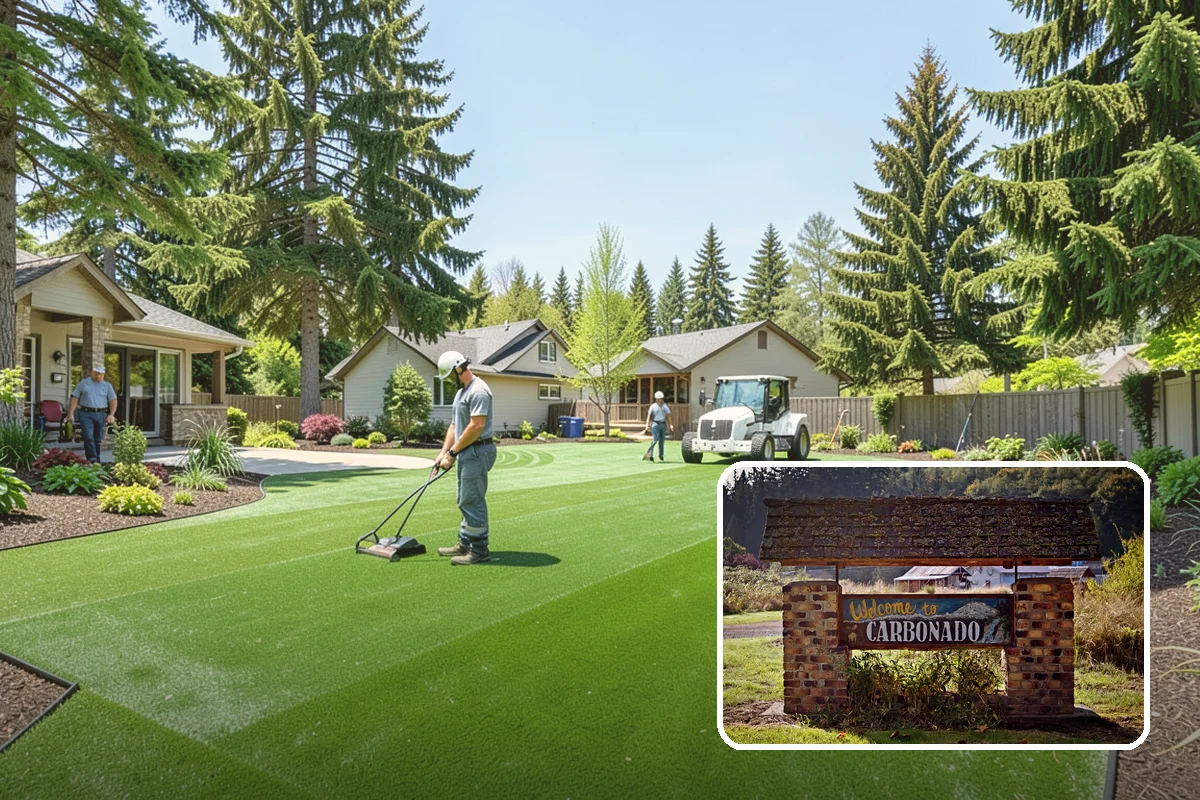 Bluestone Installation in Carbonado, Pierce County, WA - Sophisticated blue-gray color that complements evergreens
