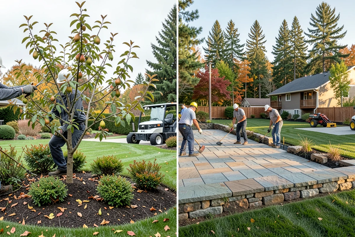 Bluestone Installation in Concrete, Skagit County, WA - Confirm layout, finish, and drainage grade