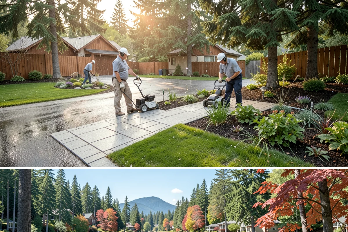 Bluestone Installation in Covington, King County, WA - Ideal in the spring-to-fall dry window so bedding compacts cleanly and any sealer fully cures before winter rains.