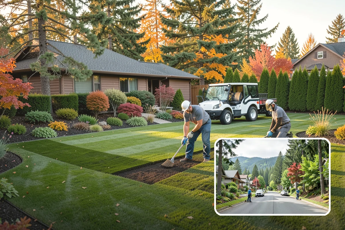 Bluestone Installation in Darrington, Snohomish County, WA - Sophisticated blue-gray color that complements evergreens