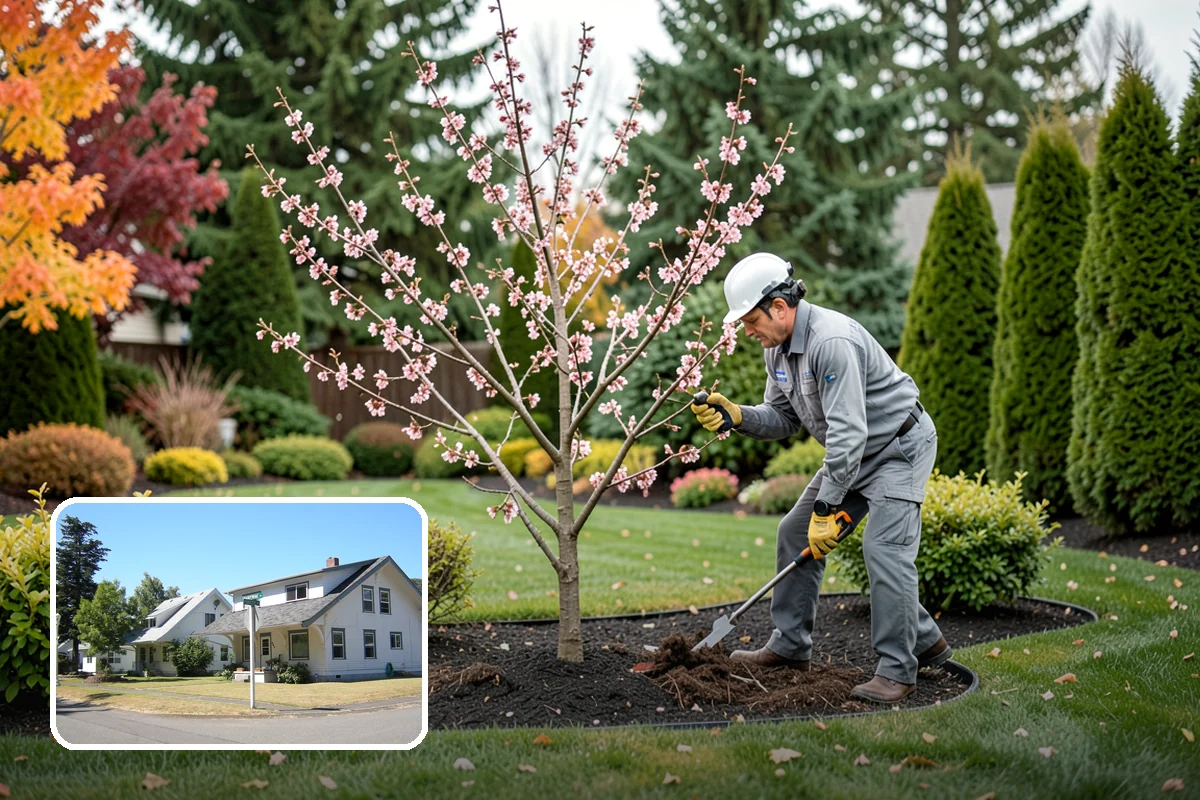 Bluestone Installation in DuPont, Pierce County, WA - Sophisticated blue-gray color that complements evergreens