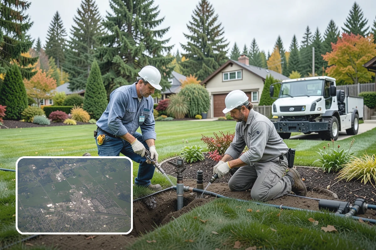 Bluestone Installation in Enumclaw, King County, WA - Sophisticated blue-gray color that complements evergreens