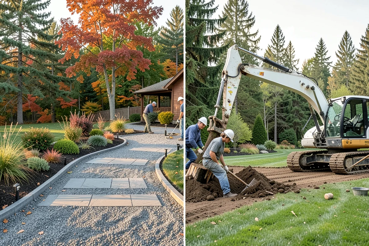 Bluestone Installation in Federal Way, King County, WA - Confirm layout, finish, and drainage grade