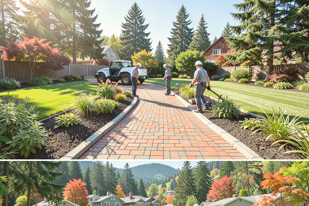 Bluestone Installation in Fircrest, Pierce County, WA - Ideal in the spring-to-fall dry window so bedding compacts cleanly and any sealer fully cures before winter rains.