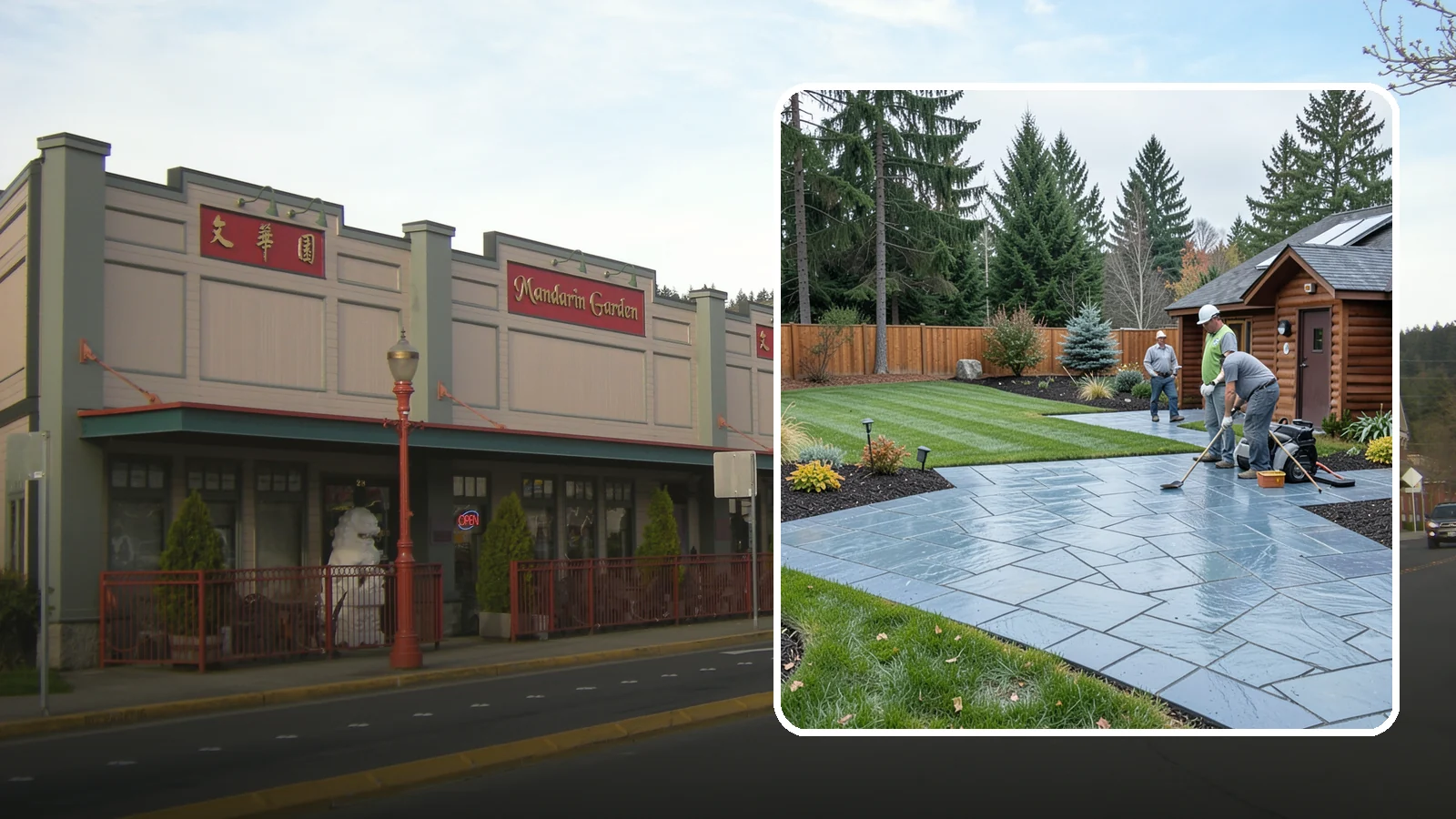 Bluestone Installation in Issaquah, King County, WA - Dense blue-gray sandstone pavers with a refined thermal or natural-cleft finish, perfect for elegant Northwest patios and...