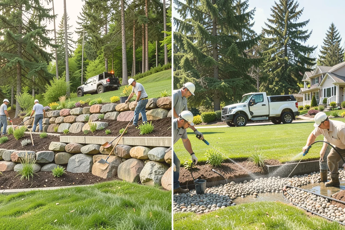Bluestone Installation in Kirkland, King County, WA - Confirm layout, finish, and drainage grade