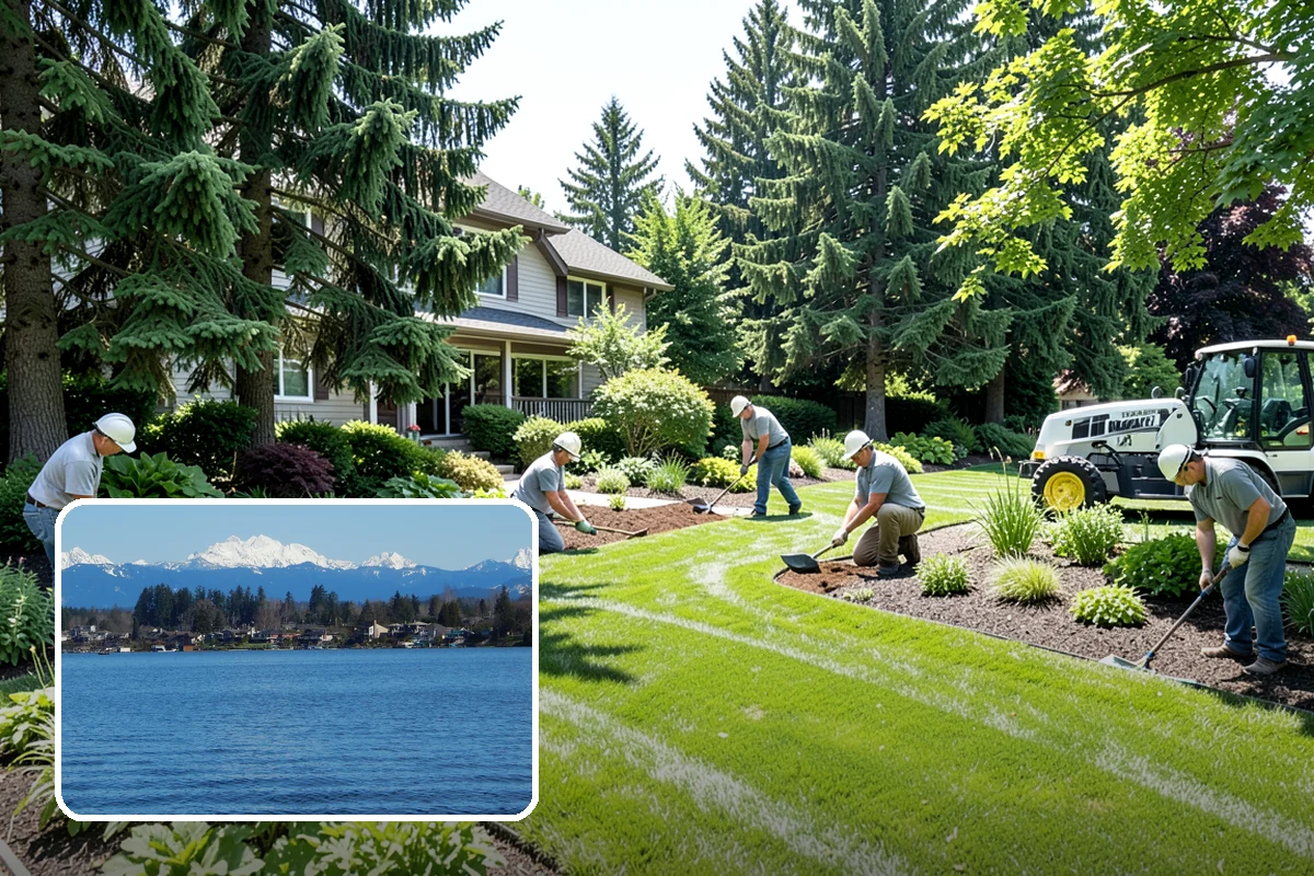 Bluestone Installation in Lake Stevens, Snohomish County, WA - Sophisticated blue-gray color that complements evergreens