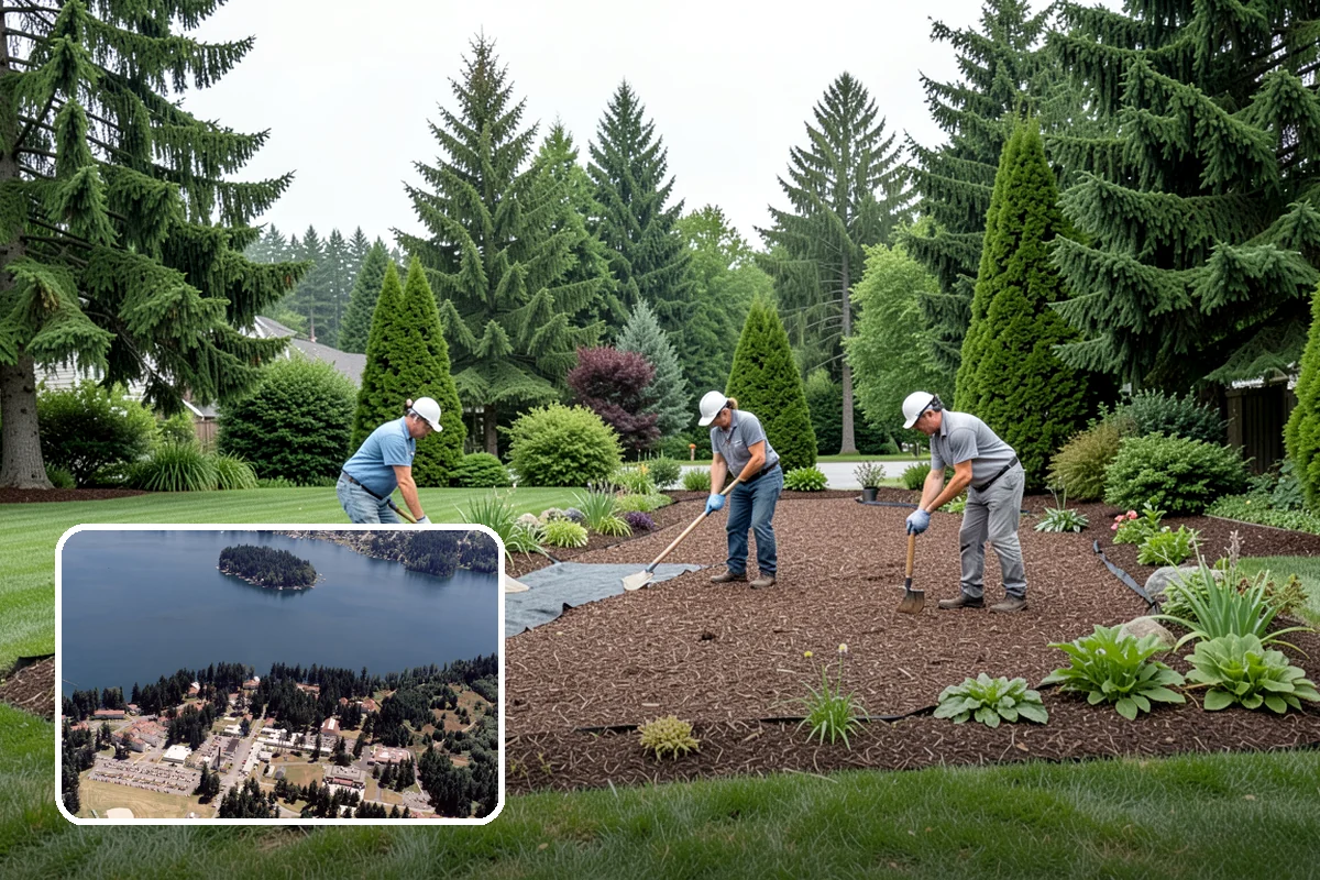 Bluestone Installation in Lakewood, Pierce County, WA - Sophisticated blue-gray color that complements evergreens