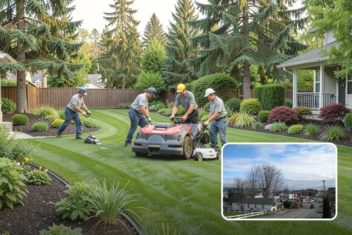 Bluestone Installation in Langley, Island County, WA - Sophisticated blue-gray color that complements evergreens