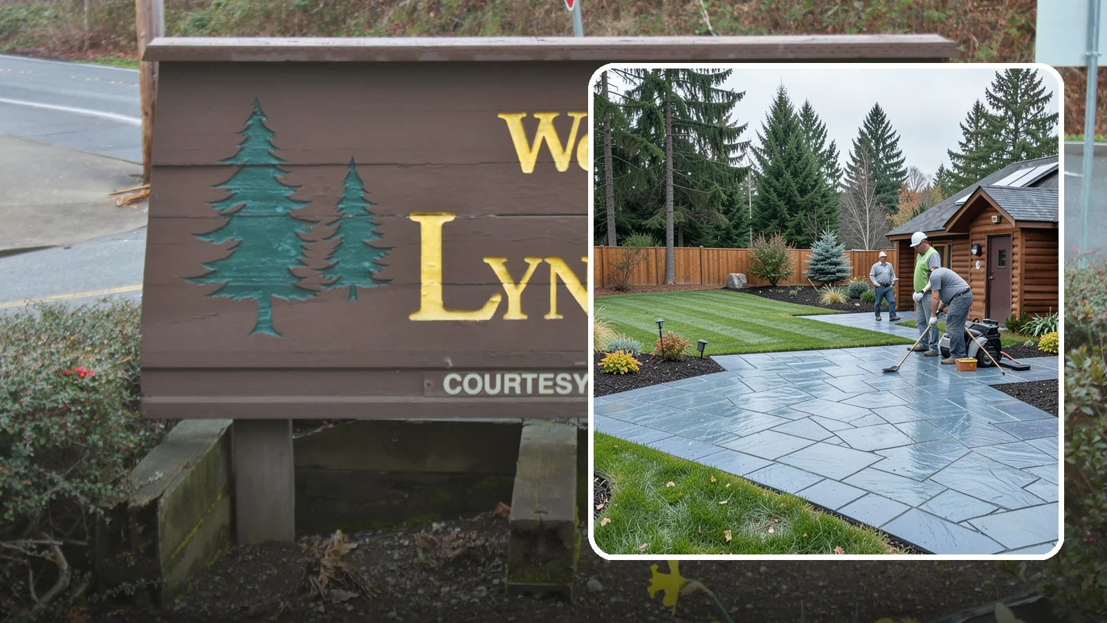 Bluestone Installation in Lynnwood, Snohomish County, WA - Dense blue-gray sandstone pavers with a refined thermal or natural-cleft finish, perfect for elegant Northwest patios and...