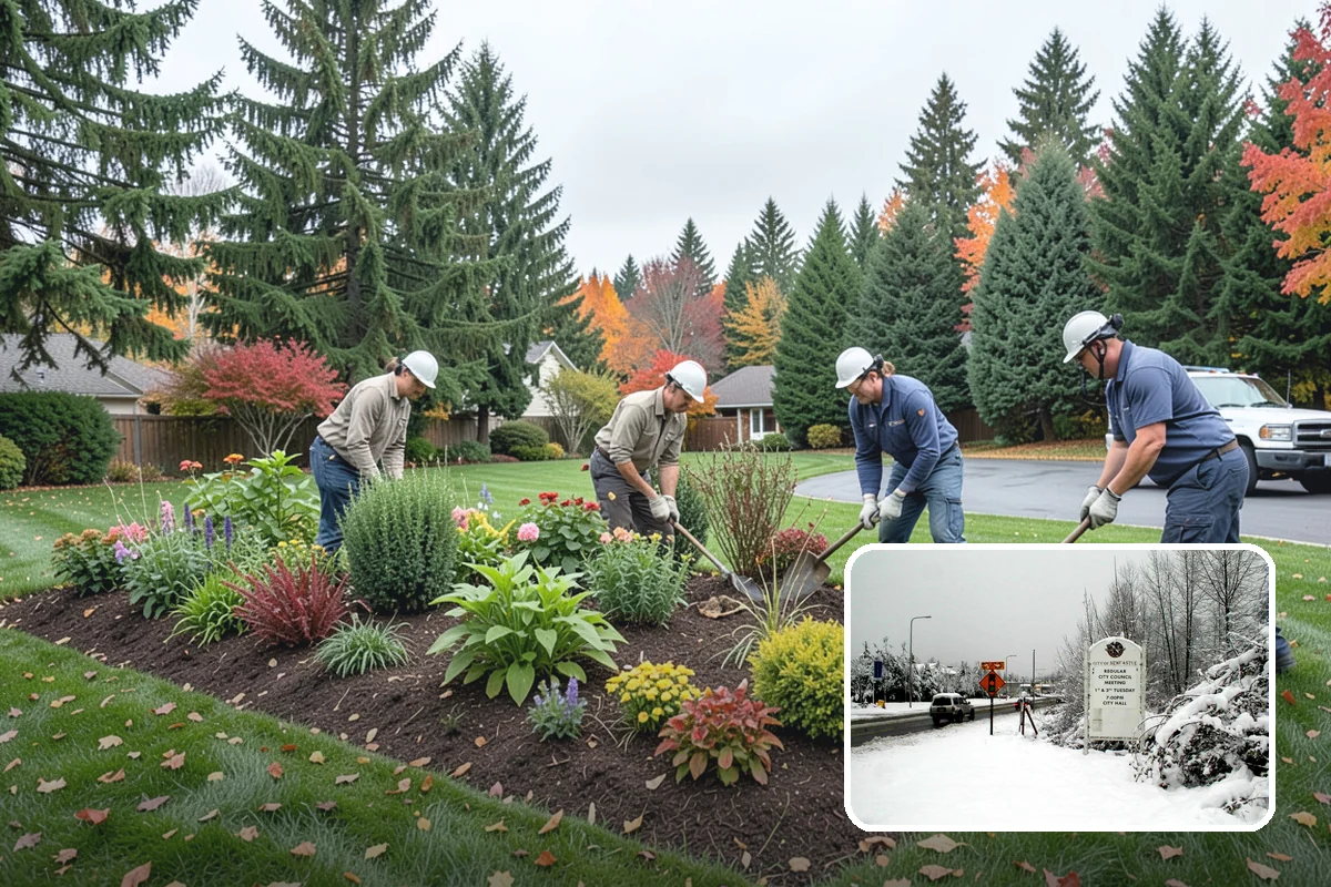 Bluestone Installation in Newcastle, King County, WA - Sophisticated blue-gray color that complements evergreens