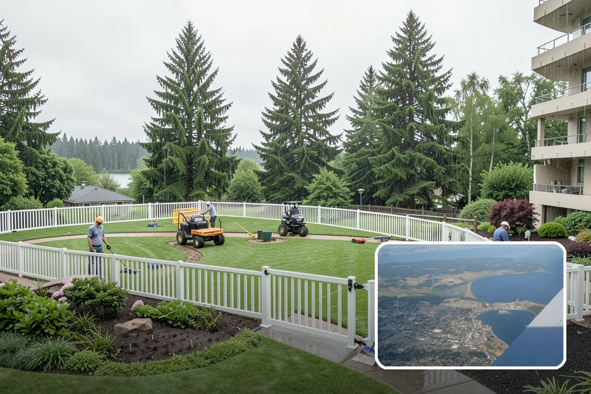 Bluestone Installation in Oak Harbor, Island County, WA - Sophisticated blue-gray color that complements evergreens