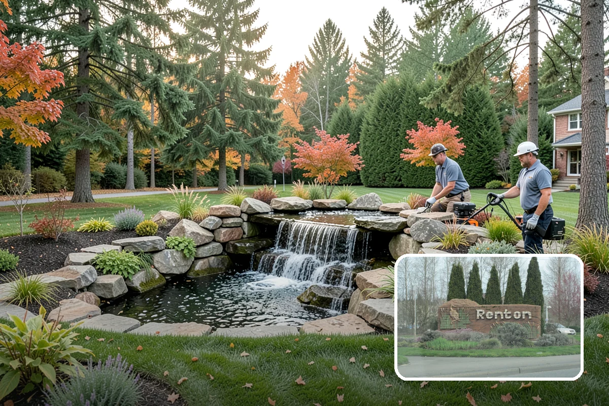Bluestone Installation in Renton, King County, WA - Sophisticated blue-gray color that complements evergreens