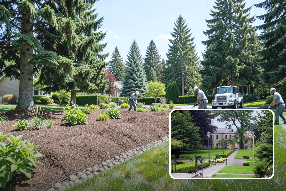 Bluestone Installation in Woodinville, King County, WA - Sophisticated blue-gray color that complements evergreens