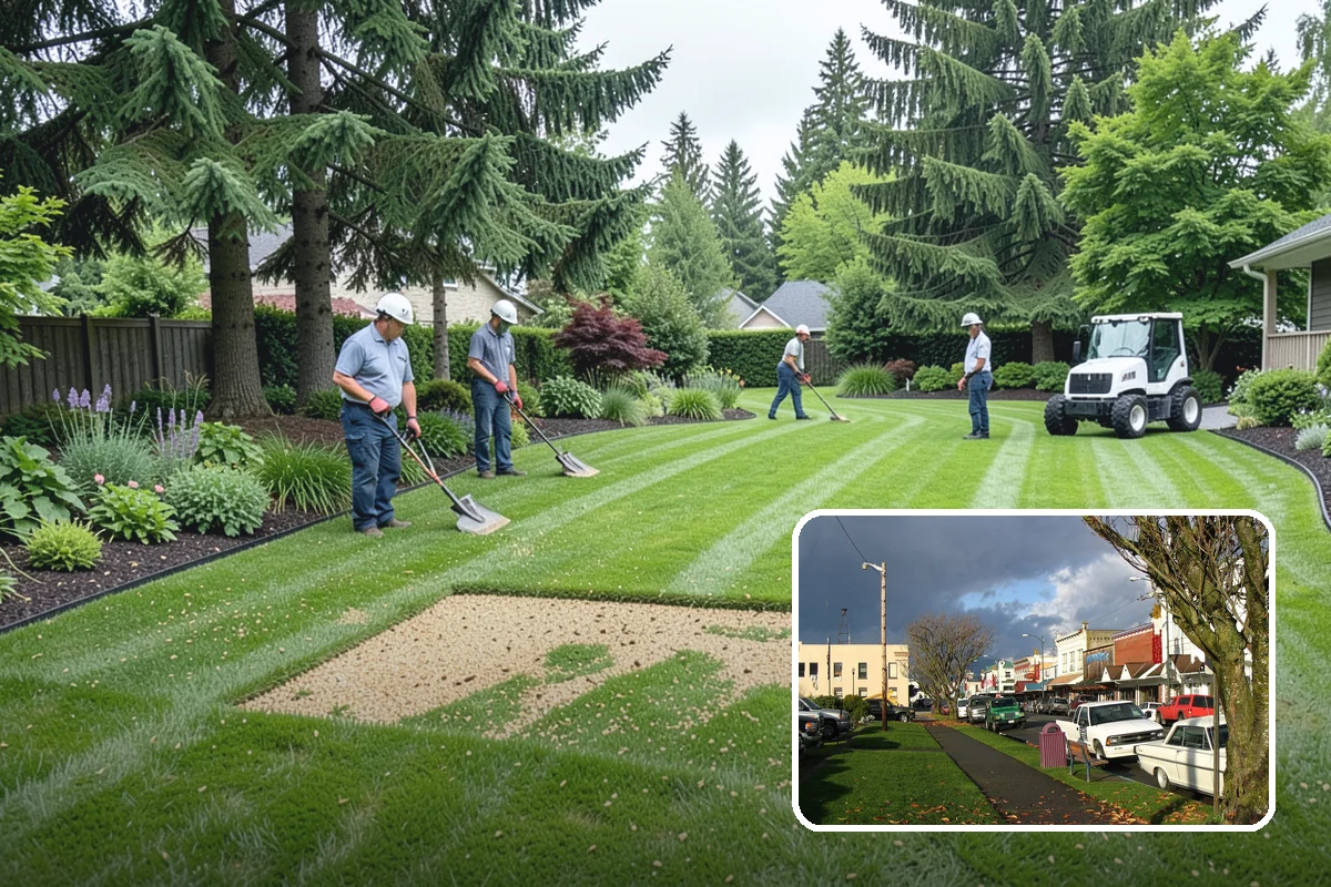 Boulder Placement in Arlington, Snohomish County, WA - Natural focal points and dramatic scale