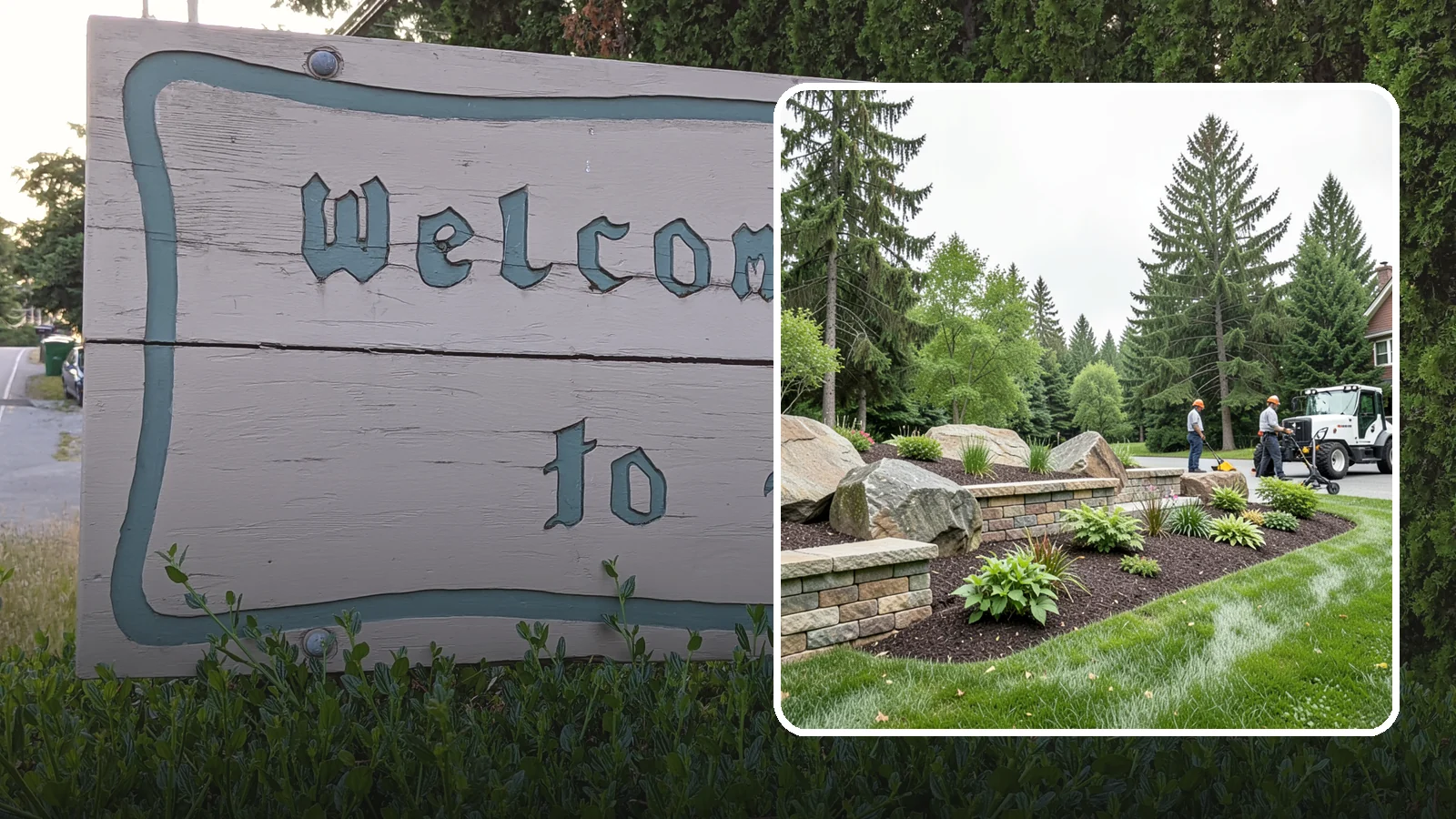 Boulder Placement in Brier, Snohomish County, WA - Natural boulders placed as focal points, accents, and functional features in the landscape.