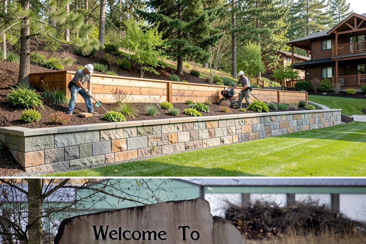 Boulder Placement in Buckley, Pierce County, WA - Can be placed year-round
