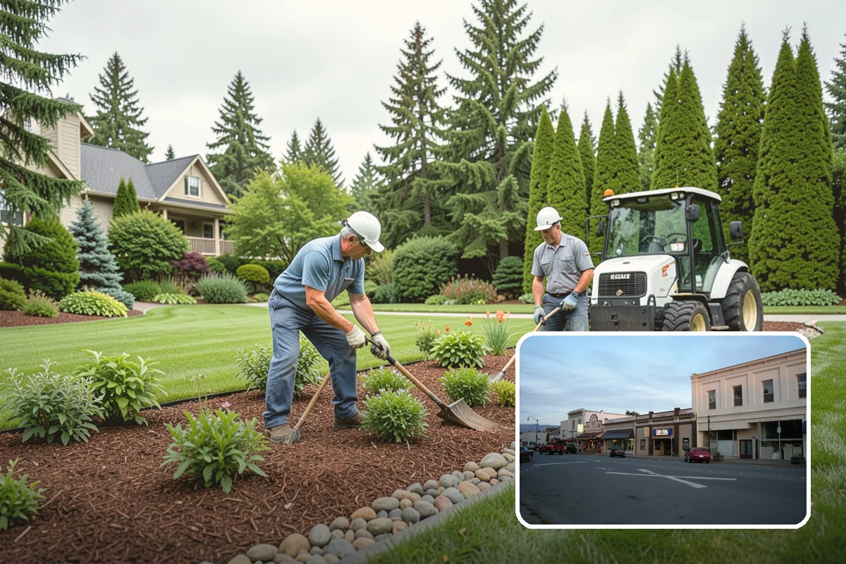 Boulder Placement in Burlington, Skagit County, WA - Natural focal points and dramatic scale