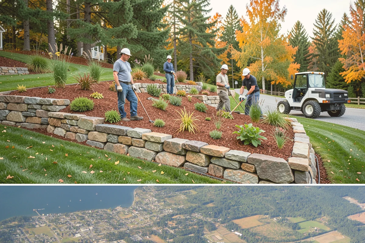 Boulder Placement in Coupeville, Island County, WA - Can be placed year-round