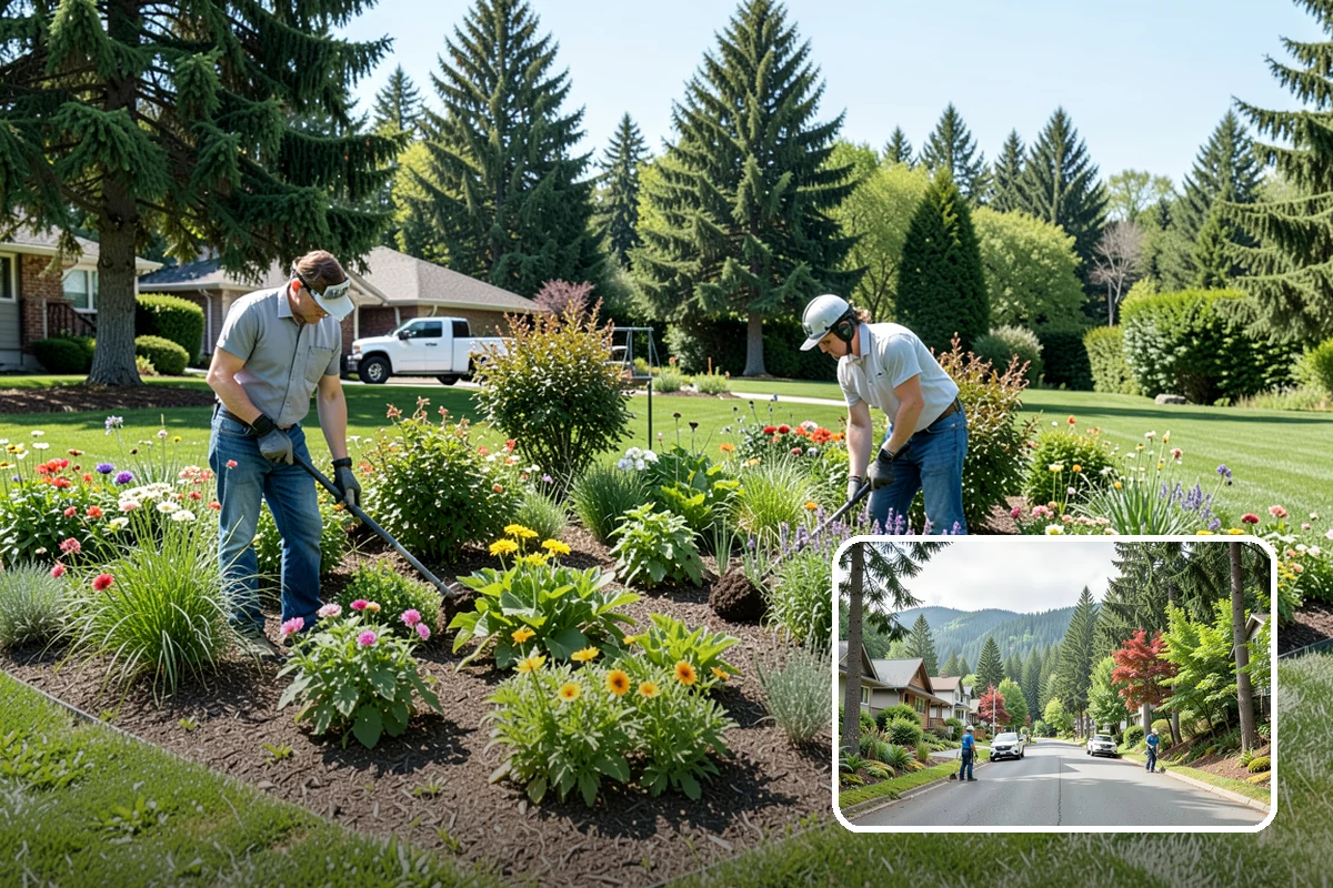Boulder Placement in Darrington, Snohomish County, WA - Natural focal points and dramatic scale