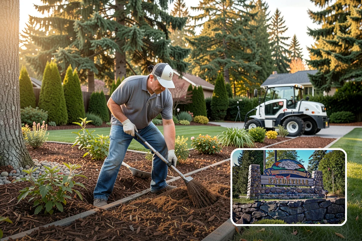 Boulder Placement in Eatonville, Pierce County, WA - Natural focal points and dramatic scale