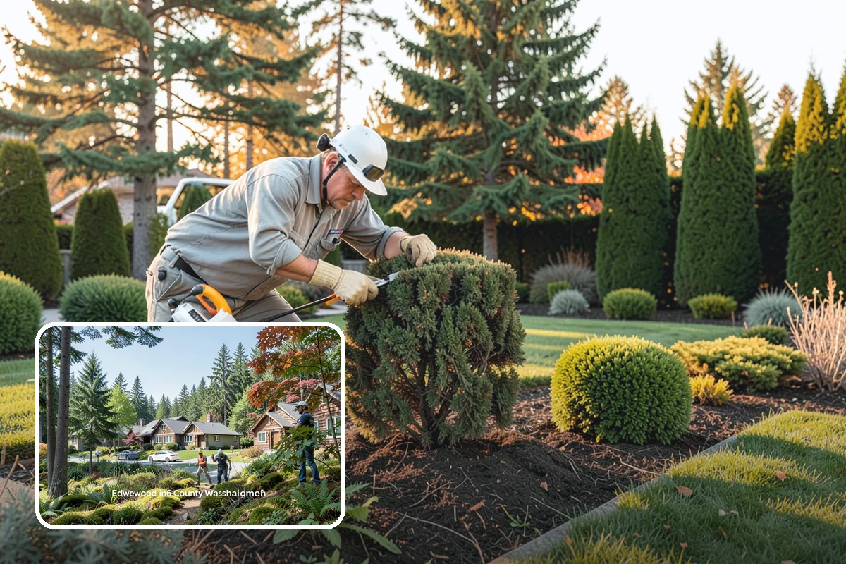 Boulder Placement in Edgewood, Pierce County, WA - Natural focal points and dramatic scale