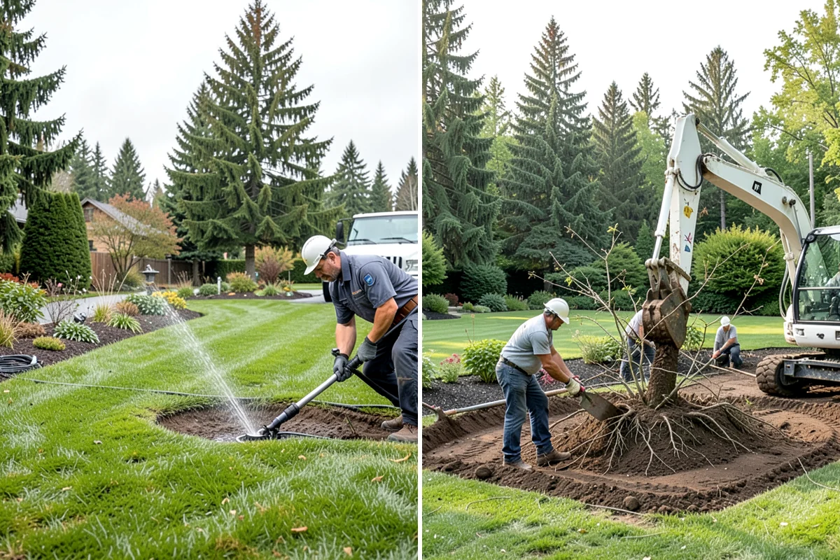 Boulder Placement in Fircrest, Pierce County, WA - Select boulders for size and character