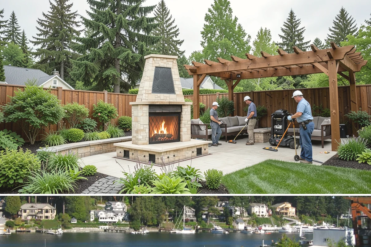 Boulder Placement in Gig Harbor, Pierce County, WA - Can be placed year-round