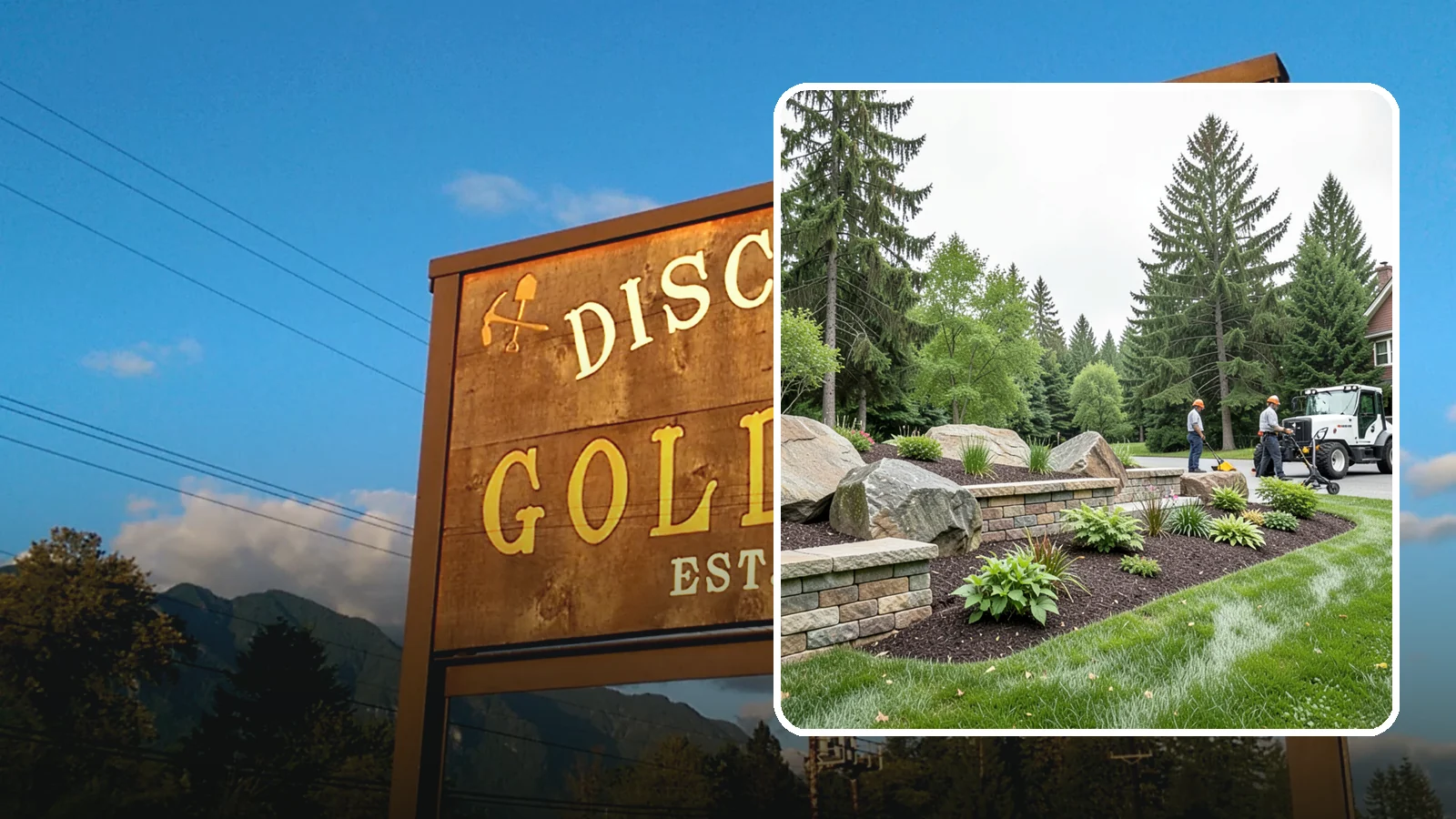 Boulder Placement in Gold Bar, Snohomish County, WA - Natural boulders placed as focal points, accents, and functional features in the landscape.