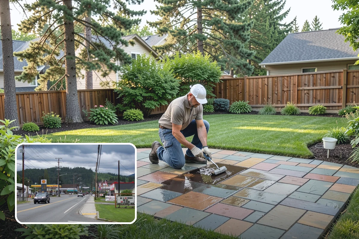 Boulder Placement in Granite Falls, Snohomish County, WA - Natural focal points and dramatic scale