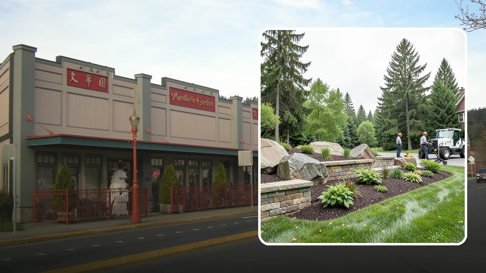 Boulder Placement in Issaquah, King County, WA - Natural boulders placed as focal points, accents, and functional features in the landscape.