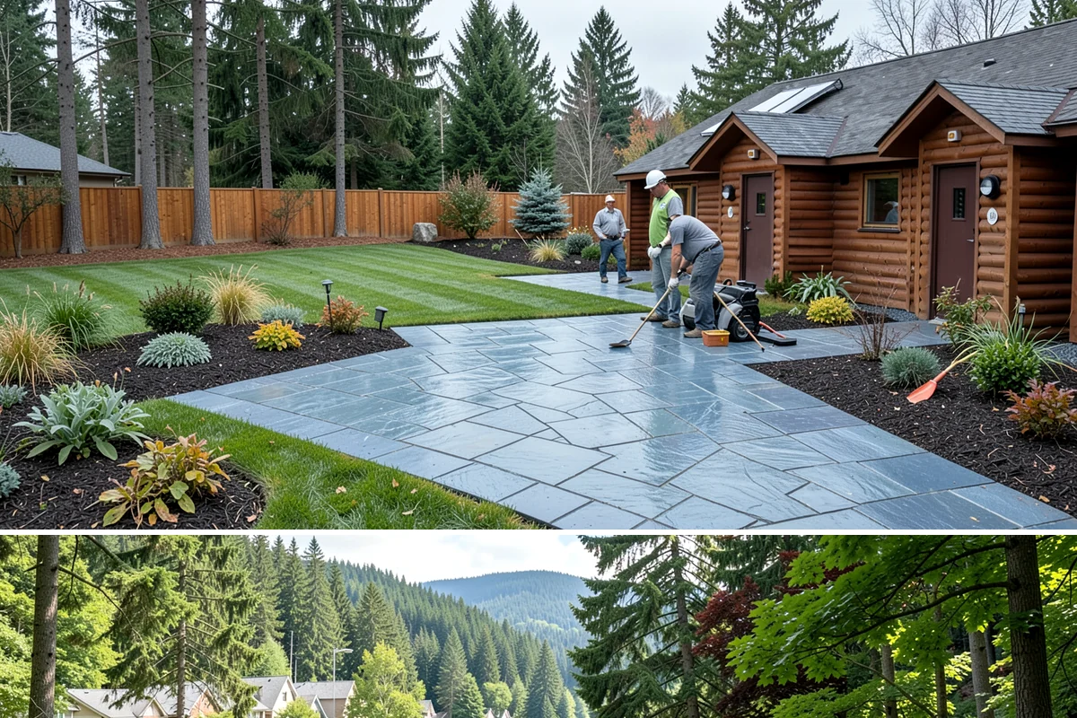 Boulder Placement in Lake Forest Park, King County, WA - Can be placed year-round