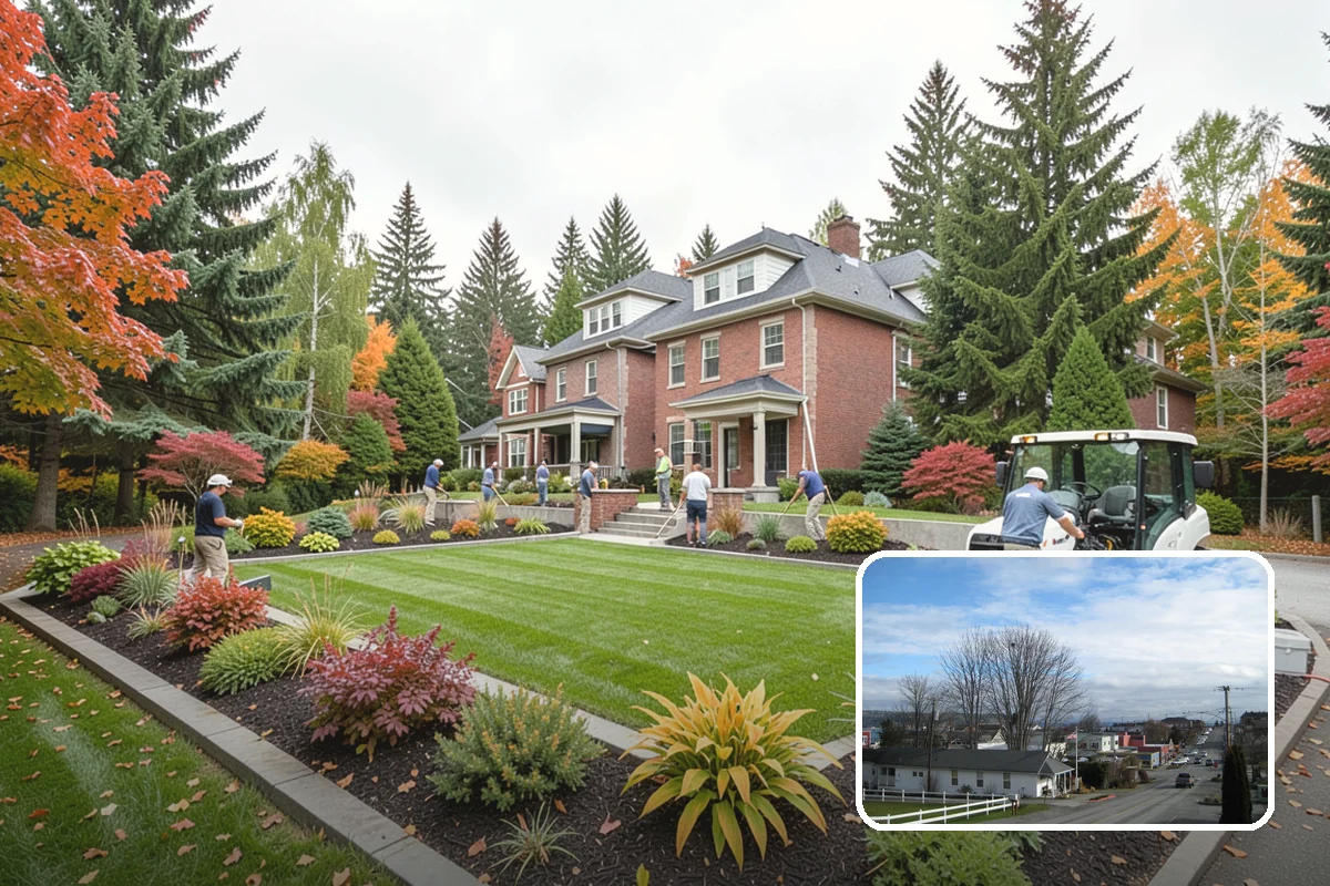 Boulder Placement in Langley, Island County, WA - Natural focal points and dramatic scale