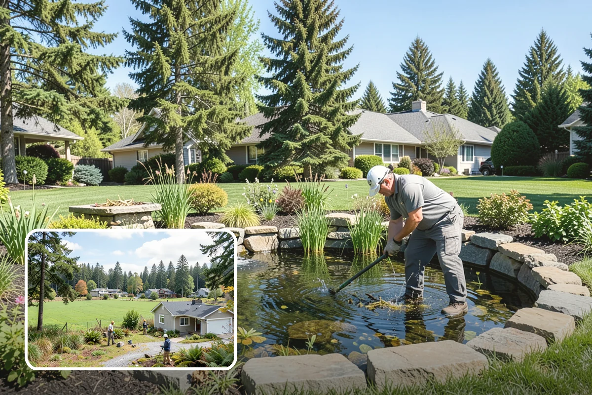 Boulder Placement in Lyman, Skagit County, WA - Natural focal points and dramatic scale