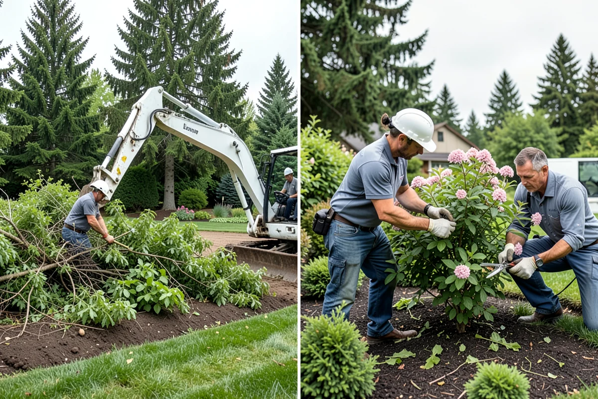 Boulder Placement in Maple Valley, King County, WA - Select boulders for size and character