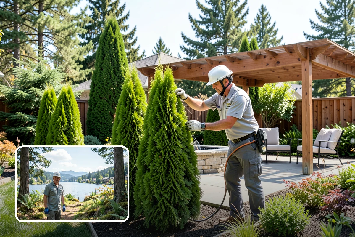 Boulder Placement in Milton, King County, WA - Natural focal points and dramatic scale