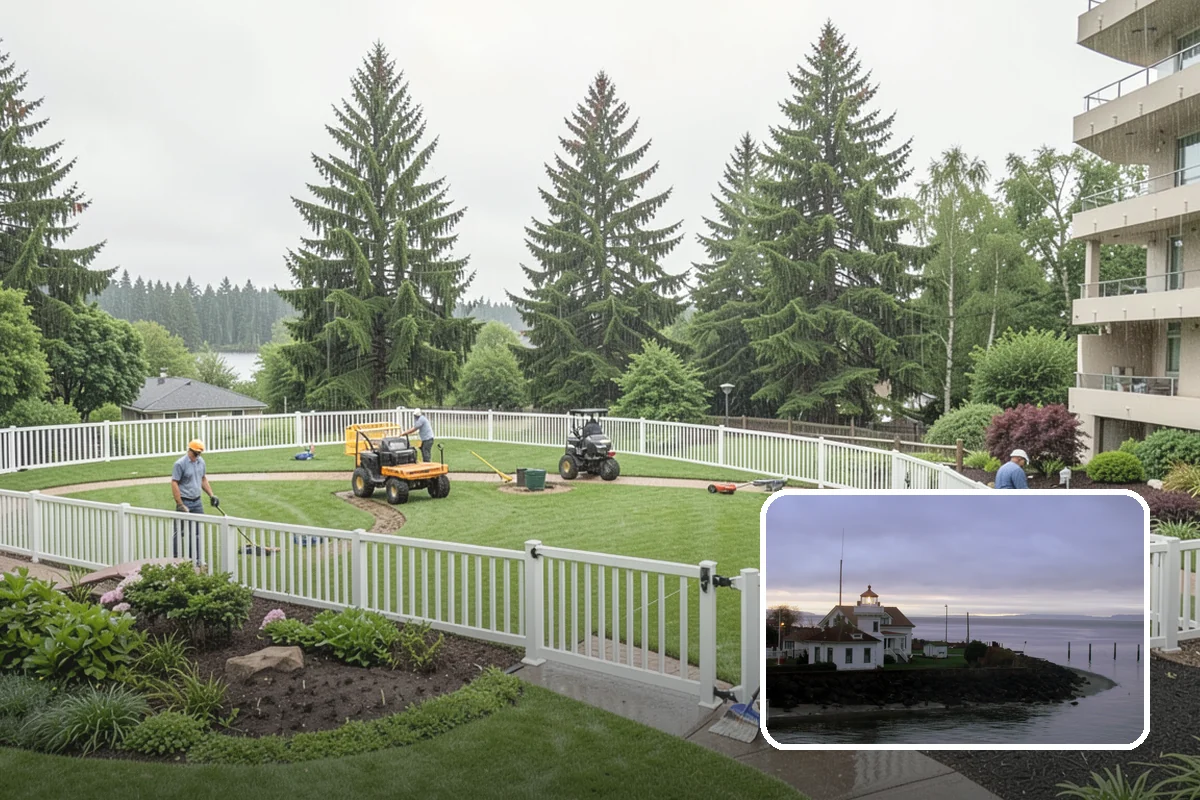 Boulder Placement in Mukilteo, Snohomish County, WA - Natural focal points and dramatic scale