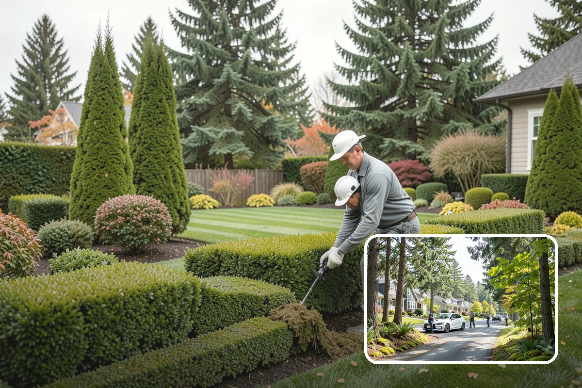 Boulder Placement in Normandy Park, King County, WA - Natural focal points and dramatic scale