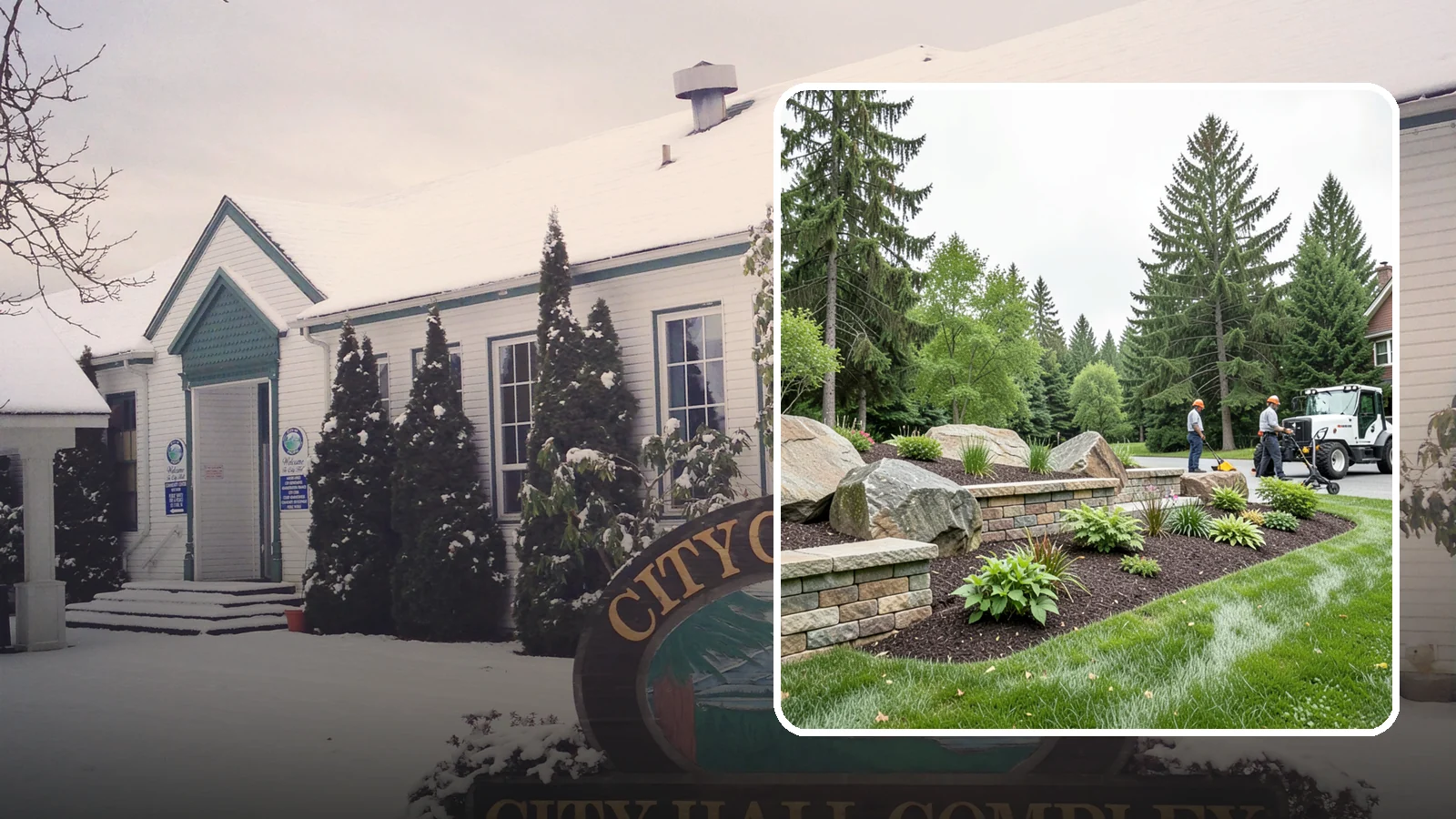 Boulder Placement in Pacific, King County, WA - Natural boulders placed as focal points, accents, and functional features in the landscape.