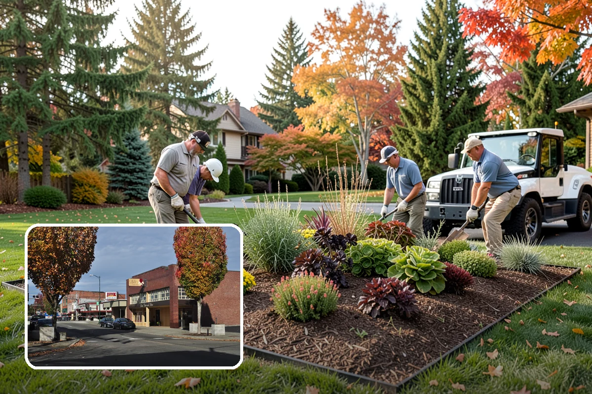 Boulder Placement in Puyallup, Pierce County, WA - Natural focal points and dramatic scale